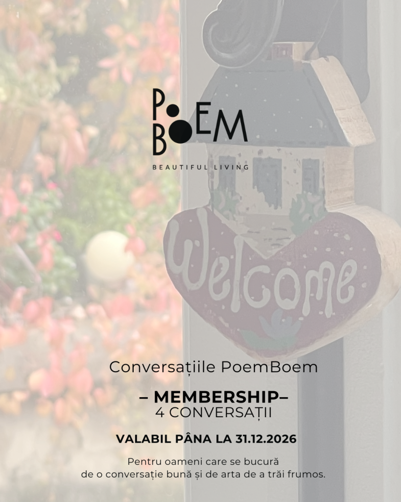MEMBERSHIP – Conversațiile PoemBoem – 4 sesiuni